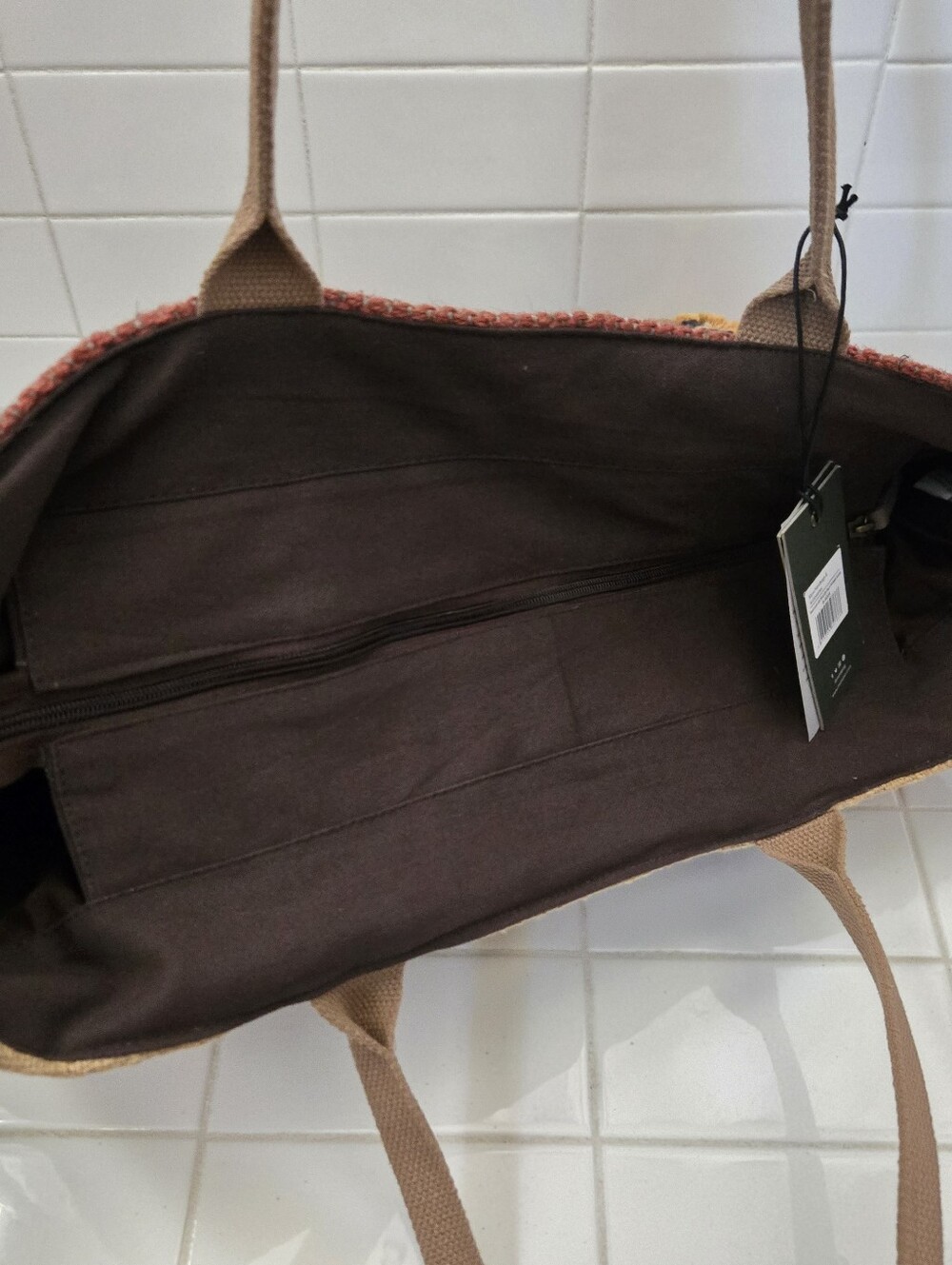 Myra Desert Loom Jute Weekender Bag - Picture 7 of 7